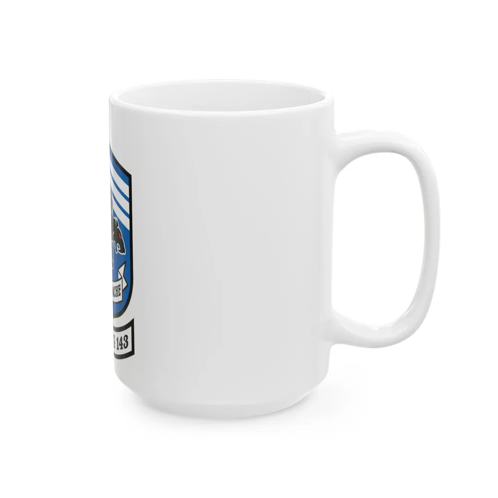 Fighting 143 sans reproache (U.S. Navy) White Coffee Mug-Go Mug Yourself