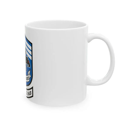 Fighting 143 sans reproache (U.S. Navy) White Coffee Mug-Go Mug Yourself