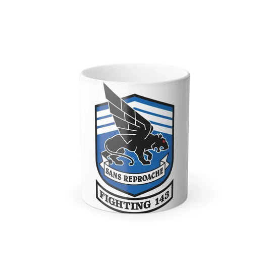 Fighting 143 sans reproache (U.S. Navy) Color Changing Mug 11oz Default Title 11oz - Go Mug Yourself