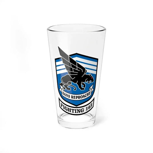 Fighting 143 sans reproache (U.S. Navy) Pint Glass 16oz 16oz - Go Mug Yourself