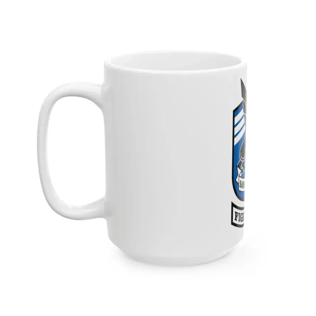 Fighting 143 sans reproache (U.S. Navy) White Coffee Mug - Go Mug Yourself