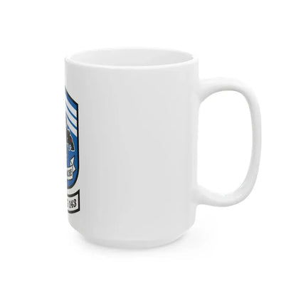 Fighting 143 sans reproache (U.S. Navy) White Coffee Mug - Go Mug Yourself
