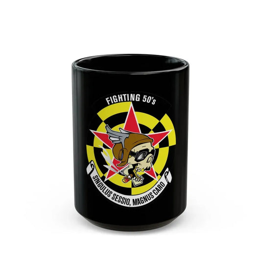 Fighting 50's (U.S. Navy) Black Coffee Mug 15oz - Go Mug Yourself