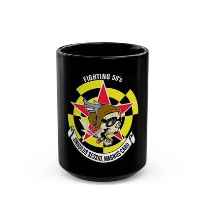 Fighting 50's (U.S. Navy) Black Coffee Mug 15oz - Go Mug Yourself