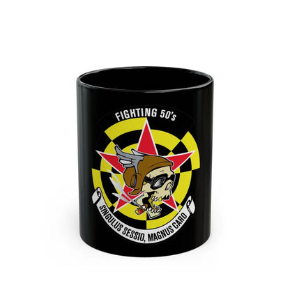 Fighting 50's (U.S. Navy) Black Coffee Mug-11oz-Go Mug Yourself