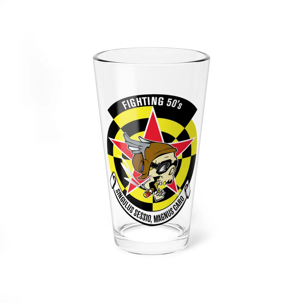 Fighting 50's (U.S. Navy) Pint Glass 16oz-16oz-Go Mug Yourself