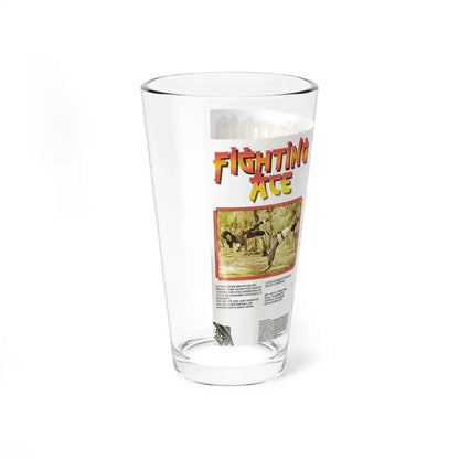 FIGHTING ACE (VHS COVER) Pint Glass 16oz - Go Mug Yourself