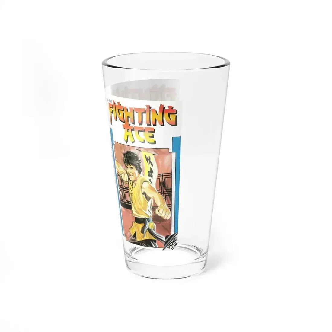 FIGHTING ACE (VHS COVER) Pint Glass 16oz - Go Mug Yourself
