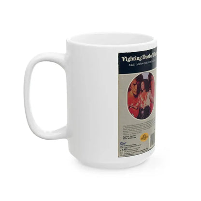 FIGHTING DUEL OF DEATH MAH SAH RICHARD CHUI (VHS COVER) - White Coffee Mug - Go Mug Yourself