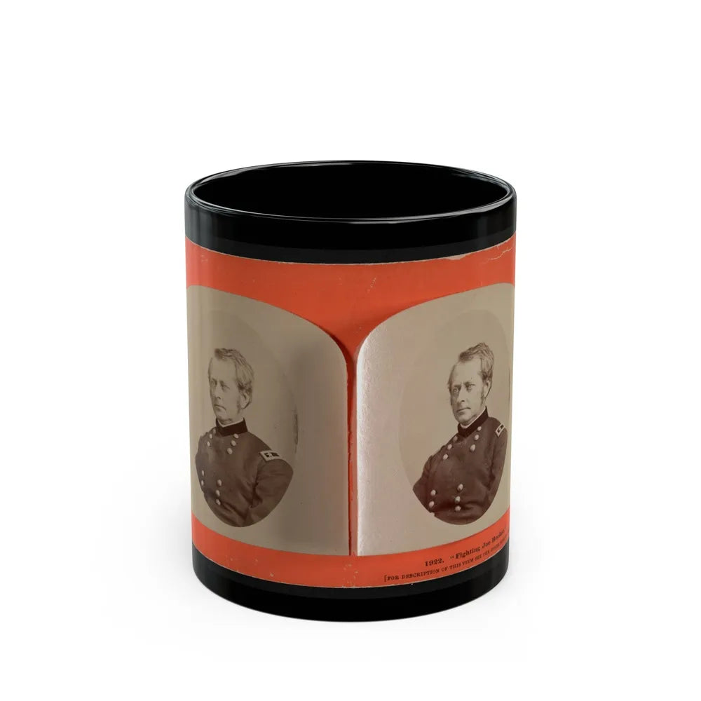 Fighting Joe Hooker (U.S. Civil War) Black Coffee Mug-11oz-Go Mug Yourself