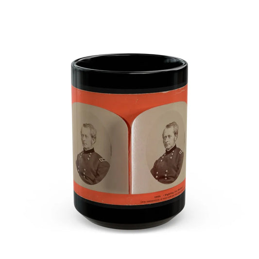 Fighting Joe Hooker (U.S. Civil War) Black Coffee Mug-15oz-Go Mug Yourself