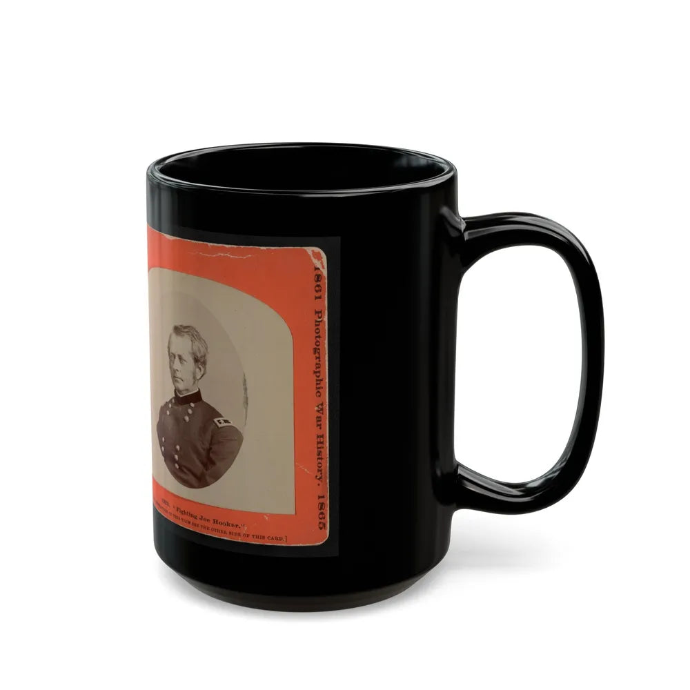 Fighting Joe Hooker (U.S. Civil War) Black Coffee Mug-Go Mug Yourself