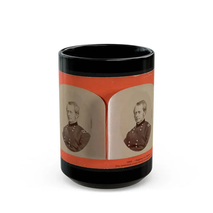 Fighting Joe Hooker (U.S. Civil War) Black Coffee Mug 15oz - Go Mug Yourself