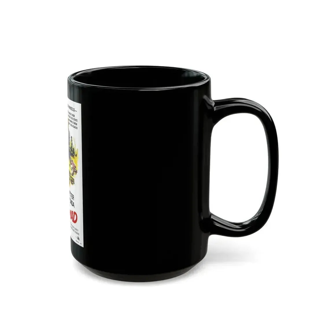 FIGHTING MAD 1978 Movie Poster - Black Coffee Mug - Go Mug Yourself