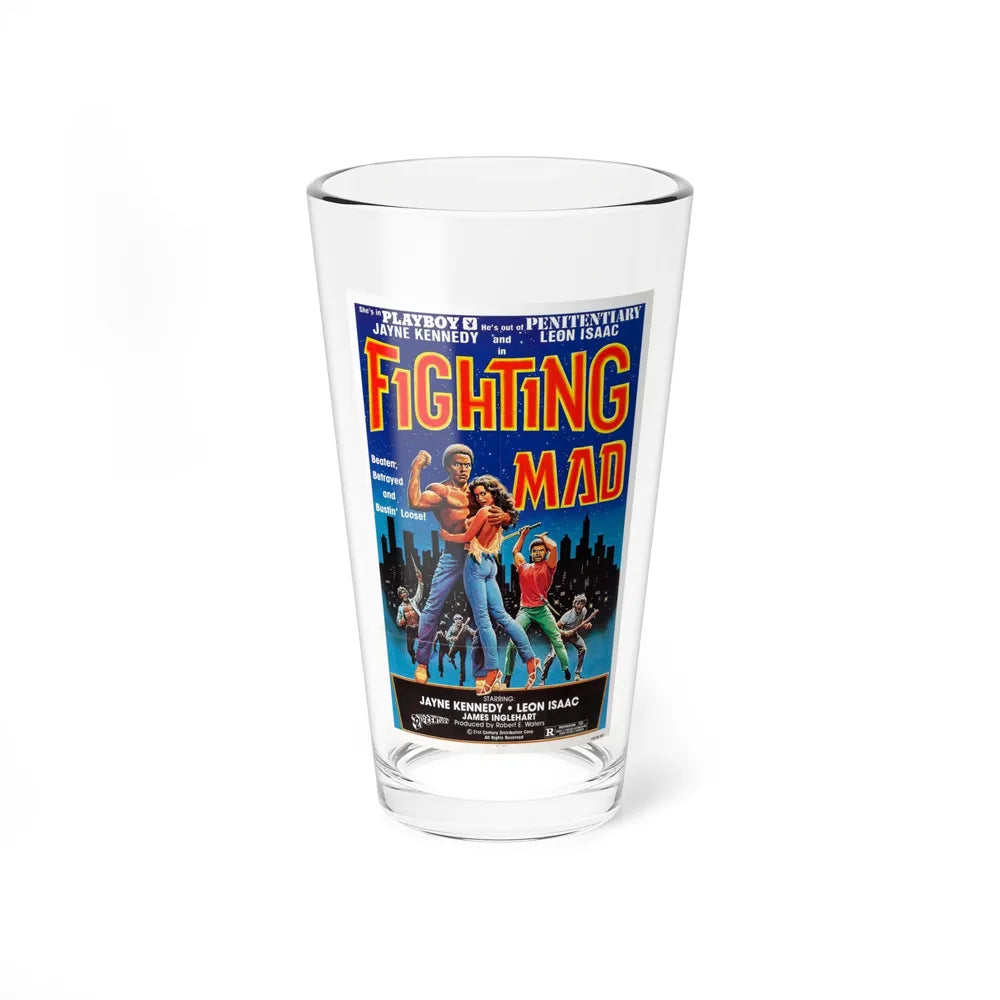 FIGHTING MAD (DEATH FORCE) 1978 Movie Poster - Pint Glass 16oz-16oz-Go Mug Yourself