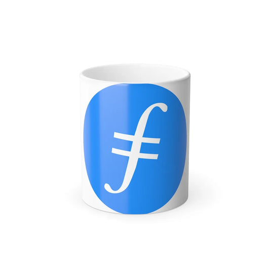 FILECOIN FIL (Cryptocurrency) Color Changing Mug 11oz-11oz-Go Mug Yourself