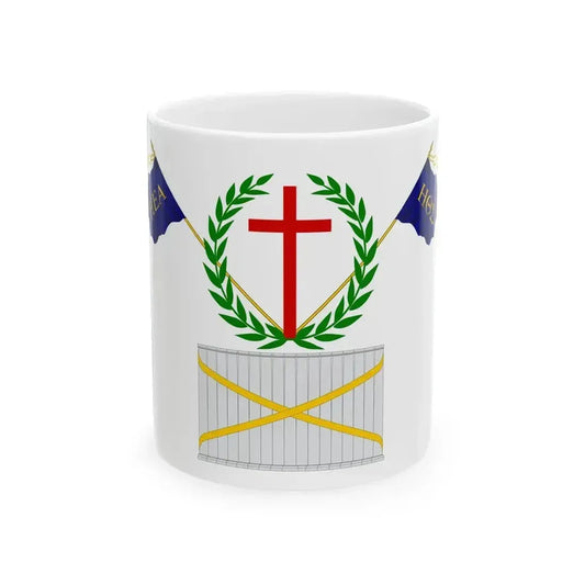 Filiki Eteria flag (Greece) White Coffee Mug 11oz - Go Mug Yourself