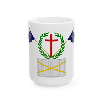 Filiki Eteria flag (Greece) White Coffee Mug 15oz - Go Mug Yourself