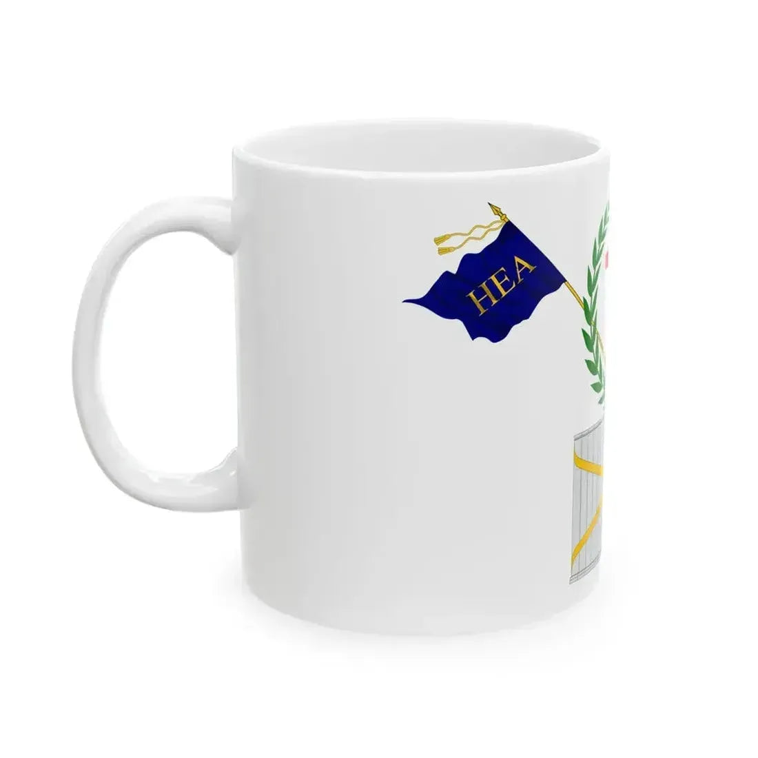 Filiki Eteria flag (Greece) White Coffee Mug - Go Mug Yourself