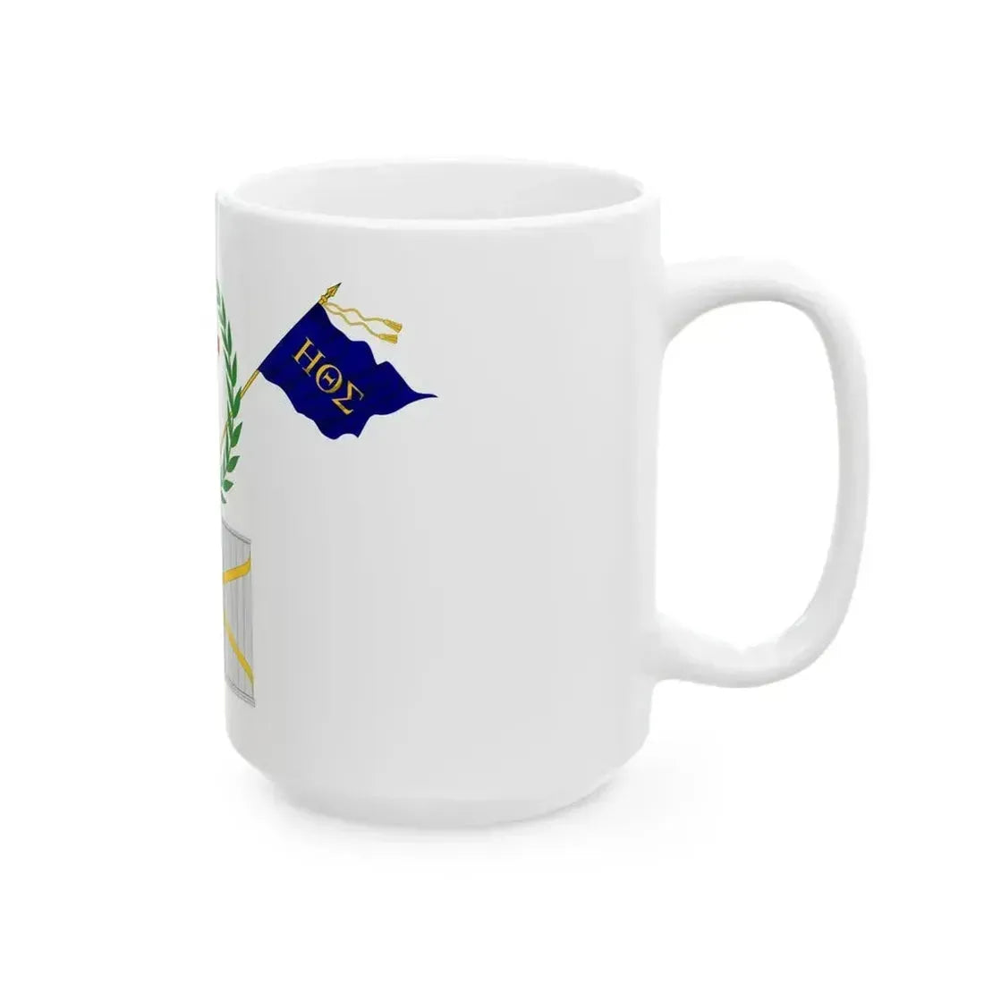Filiki Eteria flag (Greece) White Coffee Mug - Go Mug Yourself