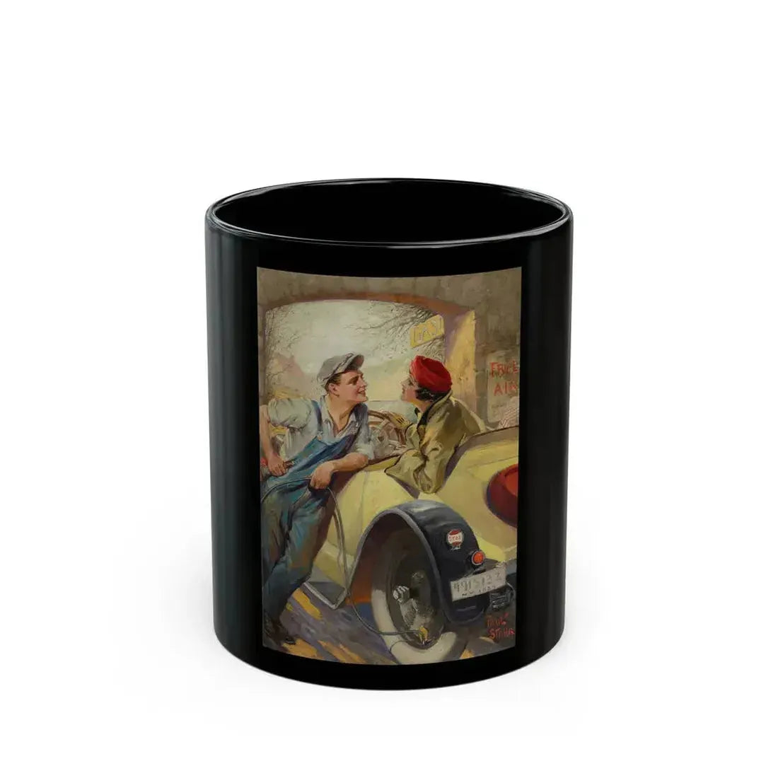 Filling Station - Black Coffee Mug 11oz - Go Mug Yourself