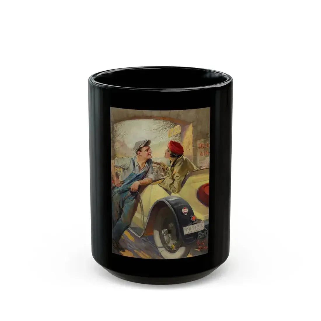 Filling Station - Black Coffee Mug 15oz - Go Mug Yourself