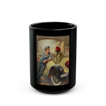 Filling Station - Black Coffee Mug 15oz - Go Mug Yourself