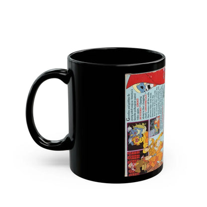 FILMATION GHOSTBUSTERS A GHOUL IN EVERY PORT (VHS COVER) - Black Coffee Mug-Go Mug Yourself