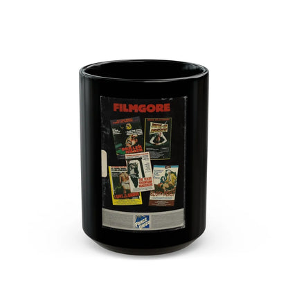 Filmgore ForceVideo inside (VHS COVER) - Black Coffee Mug-15oz-Go Mug Yourself