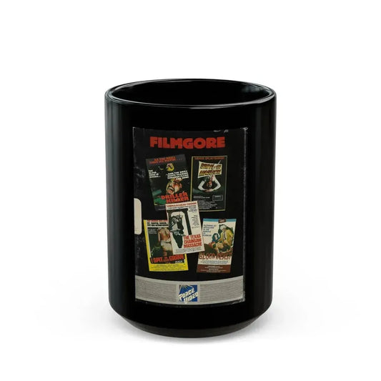 Filmgore ForceVideo inside (VHS COVER) - Black Coffee Mug 15oz - Go Mug Yourself