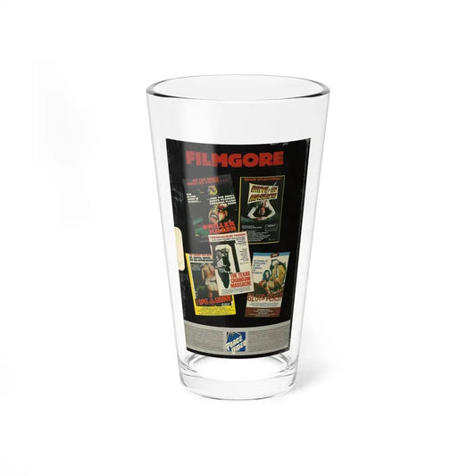 Filmgore ForceVideo inside (VHS COVER) Pint Glass 16oz 16oz - Go Mug Yourself