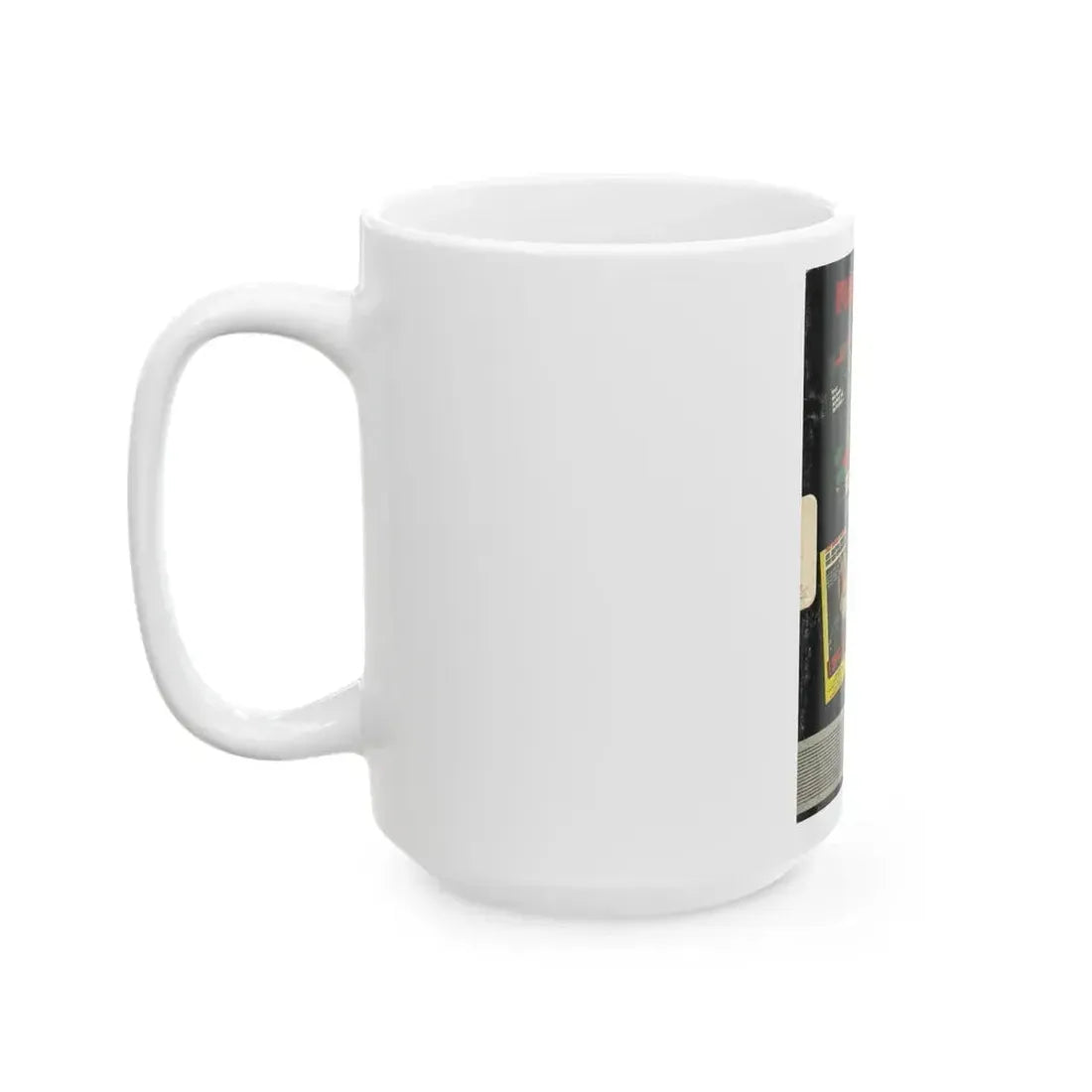 Filmgore ForceVideo inside (VHS COVER) - White Coffee Mug - Go Mug Yourself