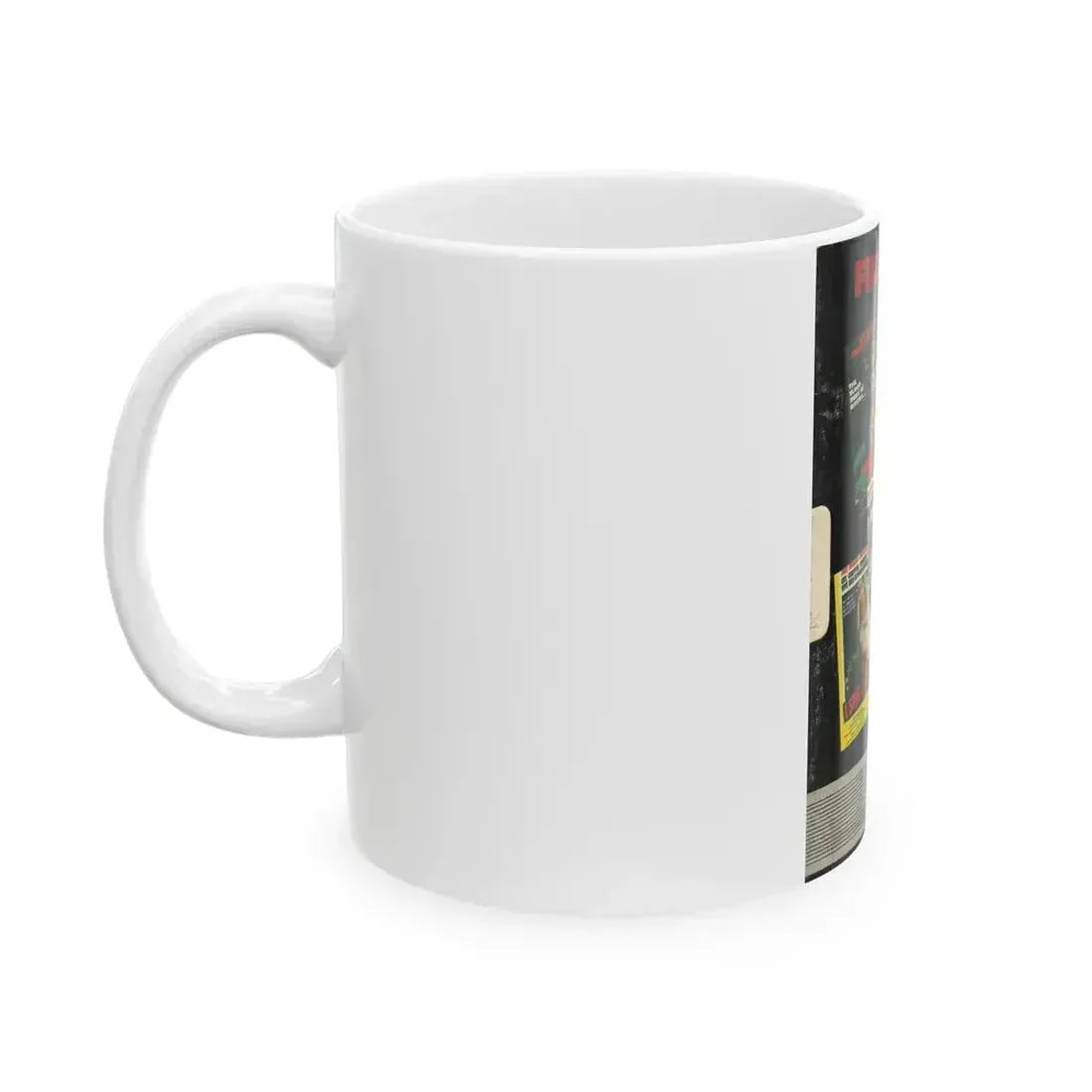 Filmgore ForceVideo inside (VHS COVER) - White Coffee Mug - Go Mug Yourself