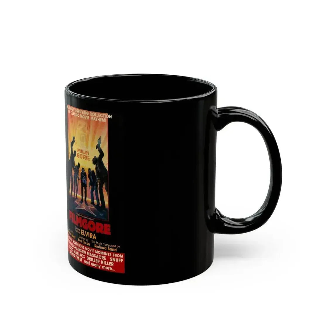 FILMGORE (VHS COVER) - Black Coffee Mug - Go Mug Yourself