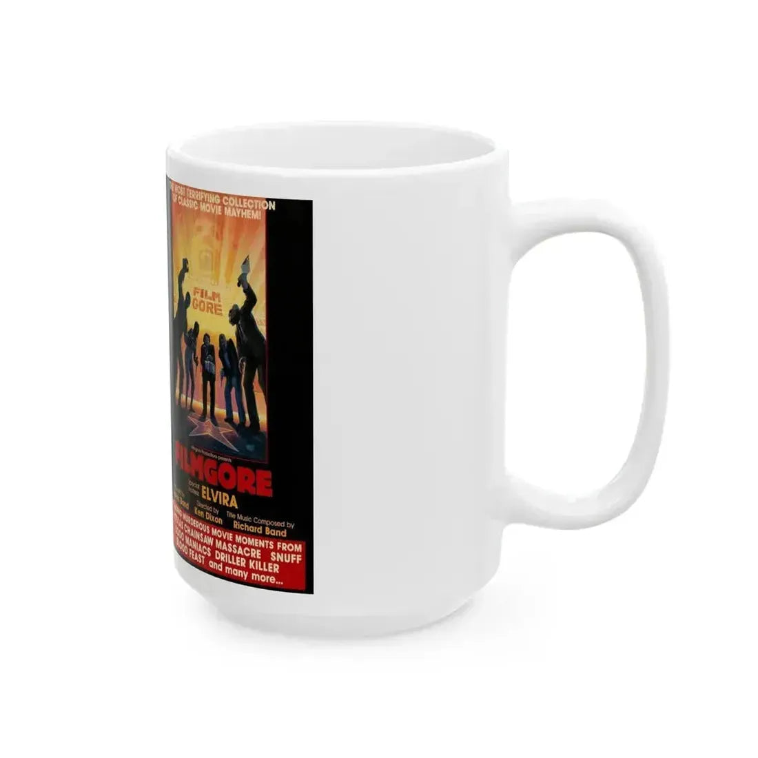 FILMGORE (VHS COVER) - White Coffee Mug - Go Mug Yourself