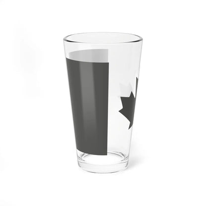 Fin Flash of Canada  Low Visibility (Canada) Pint Glass 16oz - Go Mug Yourself