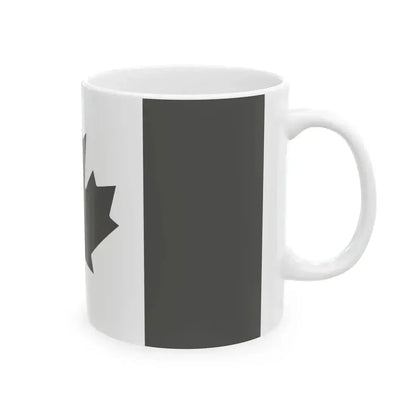 Fin Flash of Canada  Low Visibility (Canada) White Coffee Mug - Go Mug Yourself