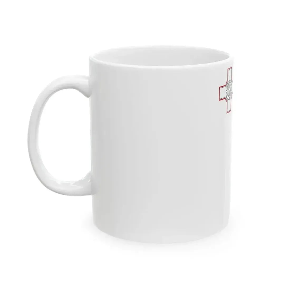 Fin Flash of Malta (Malta) White Coffee Mug - Go Mug Yourself