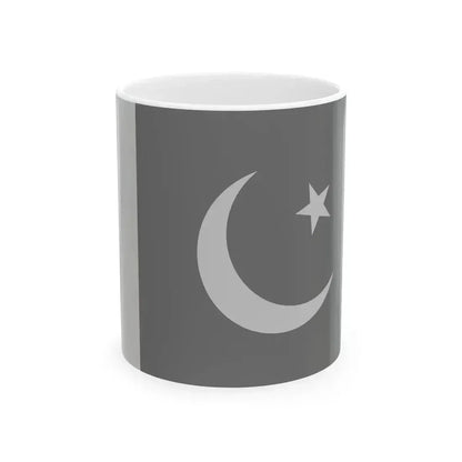Fin Flash of Pakistan  Low Visibility (Pakistan) White Coffee Mug 11oz - Go Mug Yourself