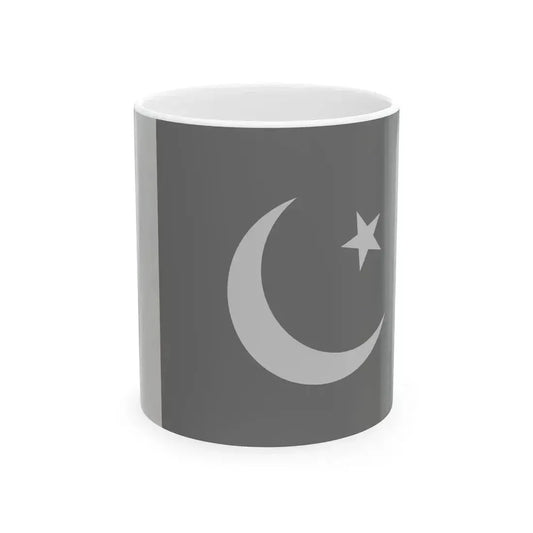 Fin Flash of Pakistan  Low Visibility (Pakistan) White Coffee Mug 11oz - Go Mug Yourself