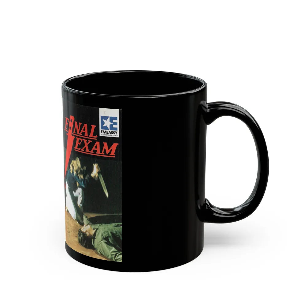 FINAL EXAM EMBASSY HOME ENTERTAINMENT (VHS COVER) - Black Coffee Mug-Go Mug Yourself