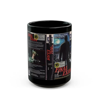 FINAL EXAM (VHS COVER) - Black Coffee Mug 15oz - Go Mug Yourself