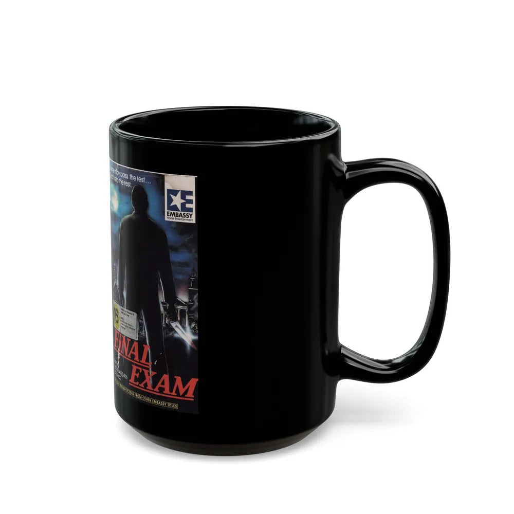 FINAL EXAM (VHS COVER) - Black Coffee Mug-Go Mug Yourself