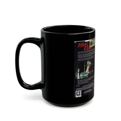 FINAL EXAM (VHS COVER) - Black Coffee Mug-Go Mug Yourself