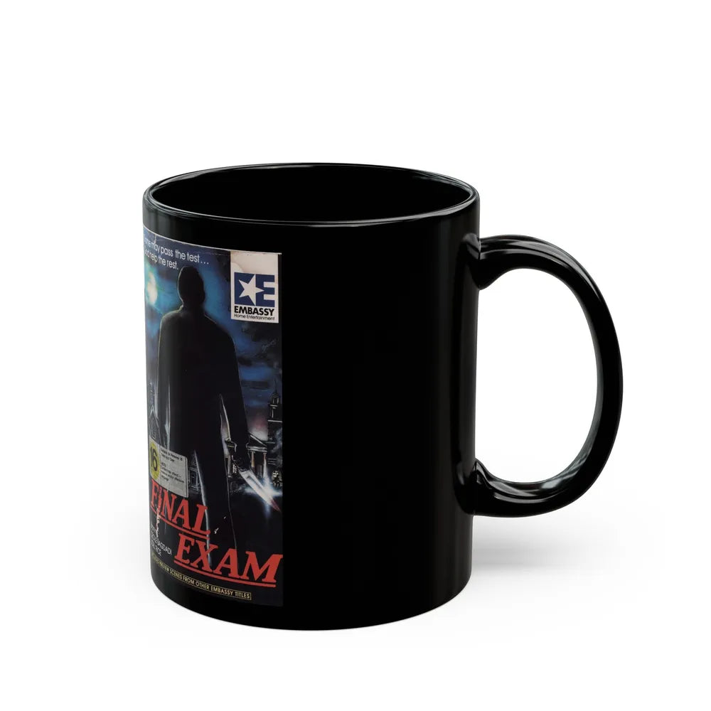 FINAL EXAM (VHS COVER) - Black Coffee Mug-Go Mug Yourself