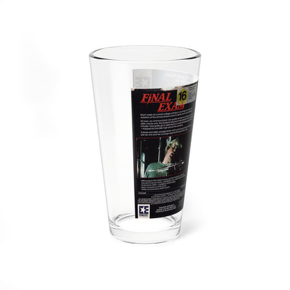 FINAL EXAM (VHS COVER) Pint Glass 16oz-Go Mug Yourself