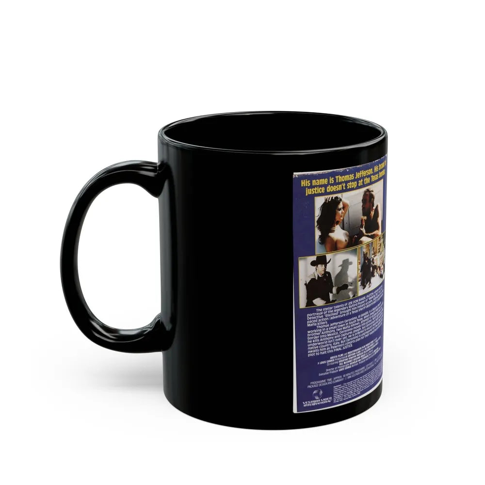 FINAL JUSTICE VESTRON VIDEO INTERNATIONAL MST3K (VHS COVER) - Black Coffee Mug-Go Mug Yourself