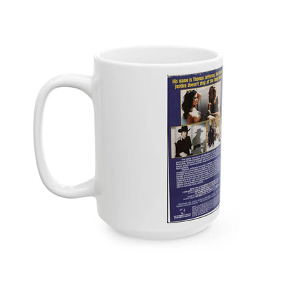 FINAL JUSTICE VESTRON VIDEO INTERNATIONAL MST3K (VHS COVER) - White Coffee Mug-Go Mug Yourself