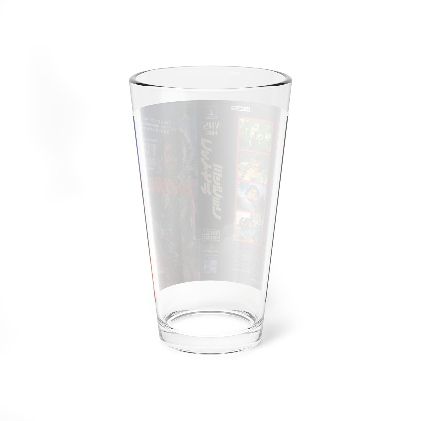 FINAL MISSION JAPAN (VHS COVER) Pint Glass 16oz-Go Mug Yourself