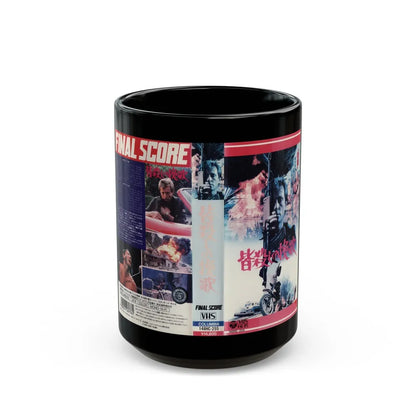 FINAL SCORE (VHS COVER) - Black Coffee Mug-15oz-Go Mug Yourself